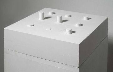sculpture plaster and hair block